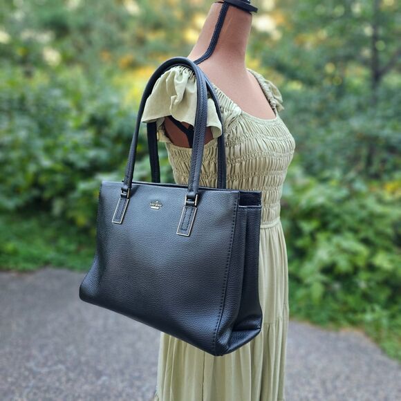 kate spade Handbags - Kate Spade Naomi Large Pebble Leather Tote Shoulder Bag Satchel, Pre-owned